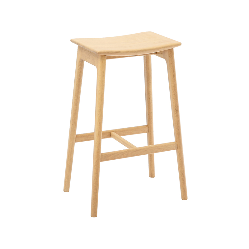 Tabouret de bar en bois Dip avec siège Arc