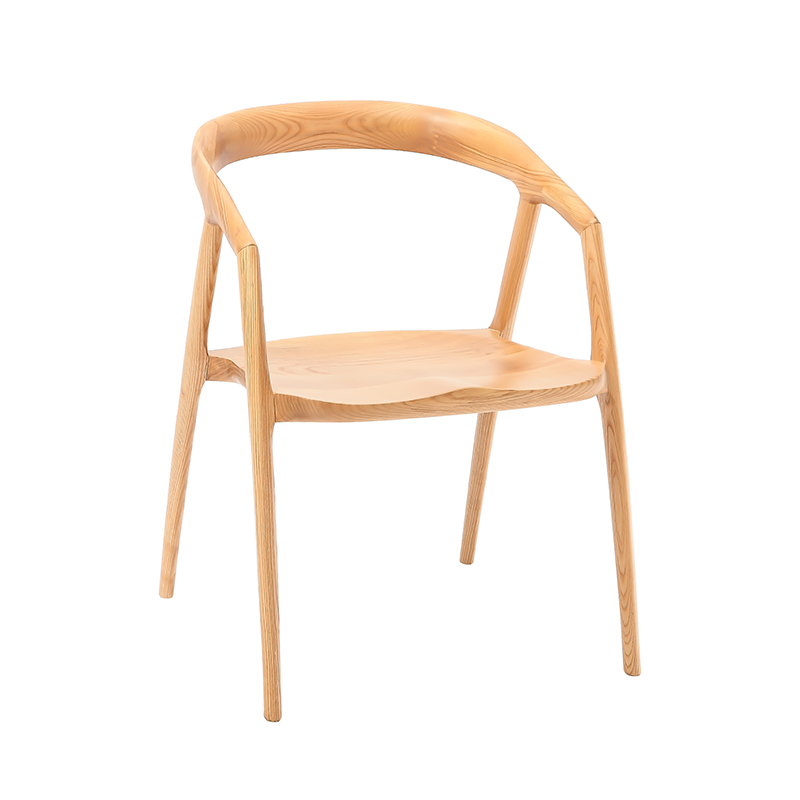 Chaise en bois Dip avec siège ajusté aux hanches